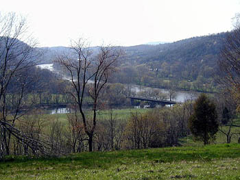 View from Riverstone Ridge of New River